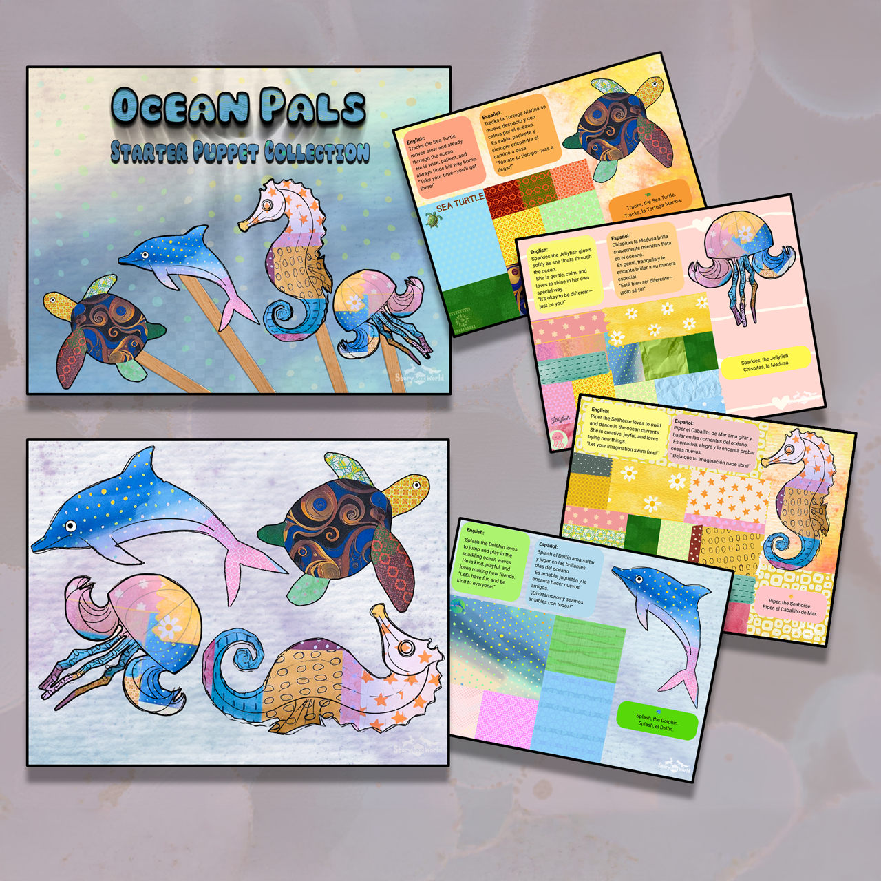 Ocean Pals | Starter Puppet Collection