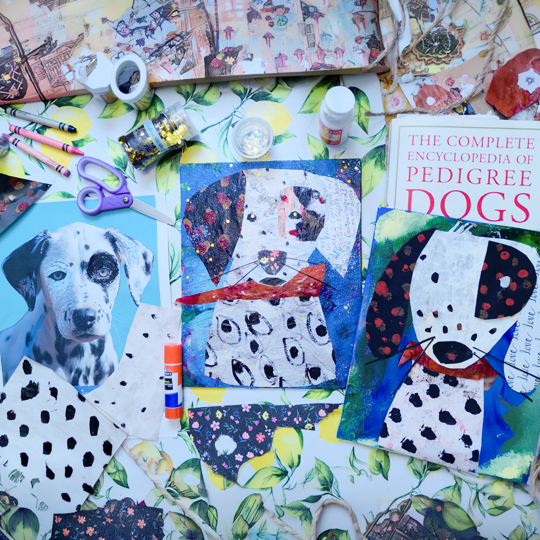 Pet Portrait Collage Party Junior