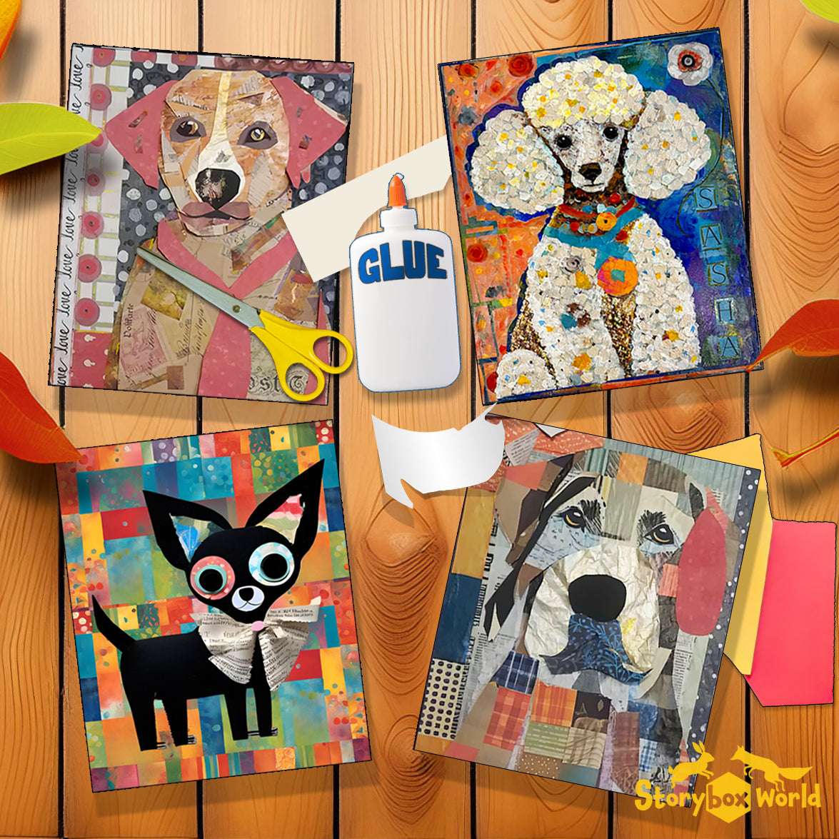 Pet Portrait Collage Class